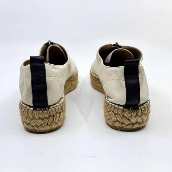 ERIC MICHAEL Serena Leather Espadrille Platform Sneakers - Picture 4 of 8